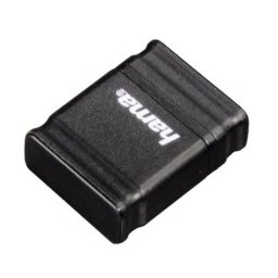 Memoria USB HAMA Smartly 32GB USB 2.0 Negra con Tapa Compacta