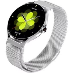 HiFuture Aura2 Bluetooth GPS 1,32" Plata Correa Única IP68 Pulsómetro