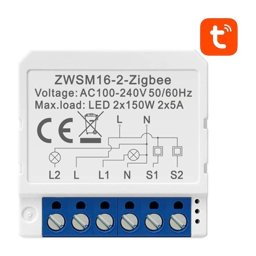 Interruptor Inteligente Avatto ZWSM16-W2 ZigBee Compatible Alexa Google