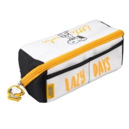 Estuche Rectangular Doble Grupo Erik Snoopy Lazy Days