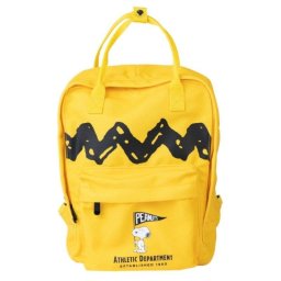 Mochila Everyday Snoopy Grupo Erik amarilla poliéster 36x13x31 cm