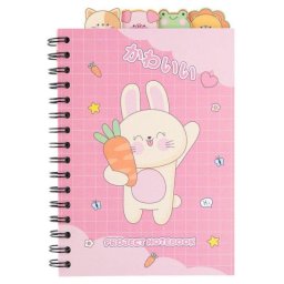 Cuaderno A5 Kawaii Grupo Erik 80 Hojas Bullet Wire-o