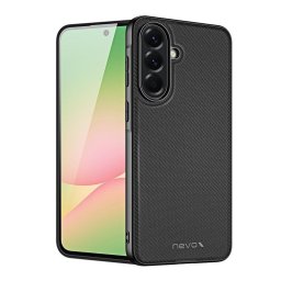 Funda para móvil nevox StyleShell NYLO Cover TPU Nylon Negra para Samsung Galaxy A57 5G