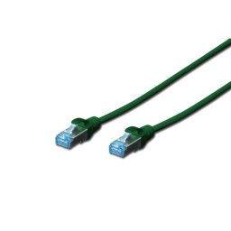 Cable de red DIGITUS Cat5e SF/UTP 0,5 m verde