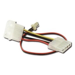 Adaptador Sharkoon 3-pin a 4-pin para ventiladores y CPU