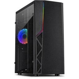 Caja PC Inter-Tech B-02 RGB Torre Negro ATX micro ATX Acrílico