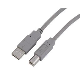 Cable USB Sharkoon 0,5 m USB 2.0 A a B Gris