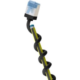 Cable de red Goobay 74321 Cat6a U/FTP 5 m Negro