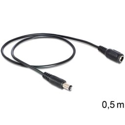 Cable alargador DeLOCK 83290 Negro 0,5 m