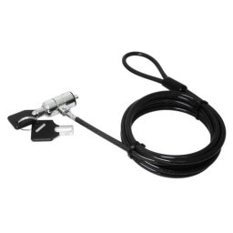 Cable antirrobo DLH DY-CS3310 1,8 m con llave negro