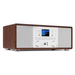 Radio Audizio Avola 60W RMS Bluetooth 5.0 WiFi CD DAB+ FM Blanco Madera