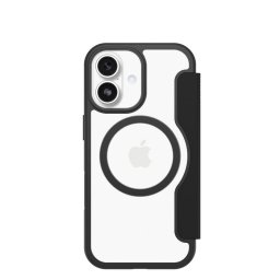Funda para móvil OtterBox React Folio MagSafe Negra Transparente para iPhone 17