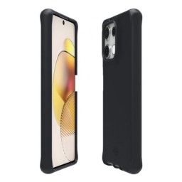 Funda para móvil Mobilis 066077 Cover case reciclada negra para Motorola Moto G75
