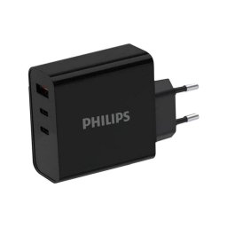 Cargador de coche Philips DLP2683B/12 65W 2 USB-C y 1 USB-A GaN