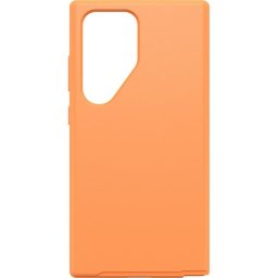 Funda para móvil OtterBox Symmetry Cover PC y goma naranja para Galaxy S24 Ultra