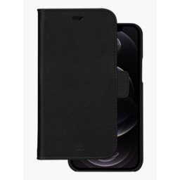 Funda para móvil dbramante1928 Stockholm cartera piel vegana negra para iPhone 12/12 Pro