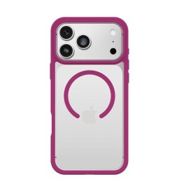 Funda para móvil OtterBox React MagSafe Cover plástico rosa transparente para iPhone 17 Pro Max