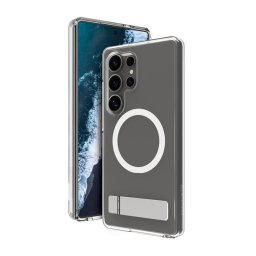 Funda para móvil dbramante1928 Iceland Pro Qi2 Kick Plástico Transparente para Galaxy S25 Ultra