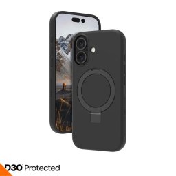 Funda para móvil dbramante1928 Iceland Ultra D3O MS Kick Cover plástico negro para iPhone 17
