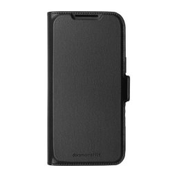 Funda para móvil dbramante1928 Oslo Pro MS libro piel sintética negra para iPhone 17 Pro Max