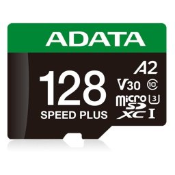 Tarjeta microSDXC ADATA Speed Plus 128 GB UHS-I U3 A2 V30 Clase 10