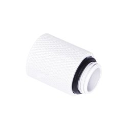 Refrigeración líquida Alphacool Conector de manguera blanco 1/4" 20 mm
