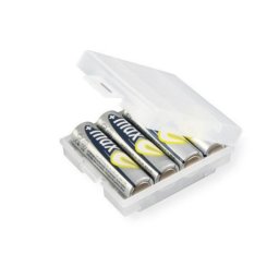 Caja de baterías Ansmann 4000740 Transparente/Blanco 4 AAA/AA