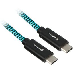 Cable USB-C Sharkoon USB 3.2 Gen 2 trenzado 50 cm