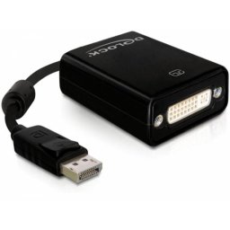 Adaptador Cable DeLOCK DisplayPort a DVI-I Negro