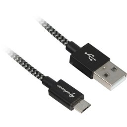 Cable USB 2.0 Sharkoon USB-A a Micro-USB B 3 metros