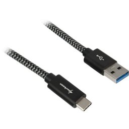Cable USB Sharkoon USB-A a USB-C 3.2 Gen 2 1 metro