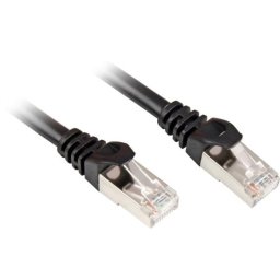 Cable de parche RJ45 Cat.6 SFTP Sharkoon 1,5 m negro