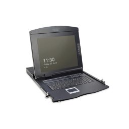 Consola modular de rack Digitus TFT de 17" KVM 1 puerto y panel táctil
