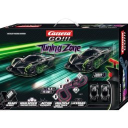 Pista de Carreras Carrera GO!!! Tuning Zone 1:43 5,3 m Incluye 2 Vehículos