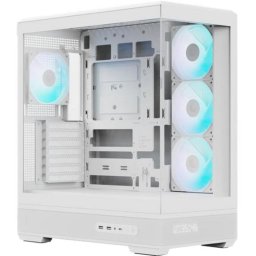 Caja PC Aerocool P500B Digi Pantalla LED ARGB Blanco