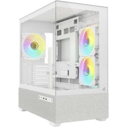 Caja PC Sharkoon MK7 ARGB Blanco µATX Ventana
