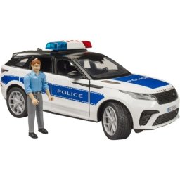 Juguete de construcción Bruder Range Rover Velar Policía 1:16 con sonido e iluminación