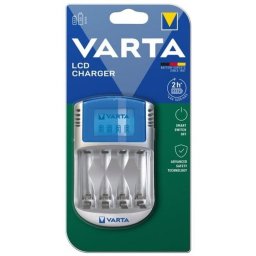 Cargador baterías VARTA 4 unidades AA/AAA NiMH Plata