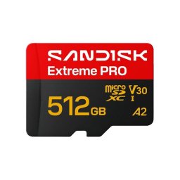Tarjeta microSD SANDISK Extreme PRO 512 GB UHS-I 250 MB/s 170 MB/s