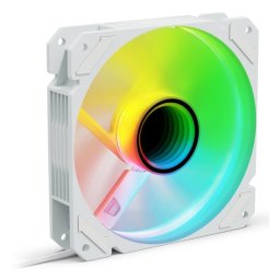 Refrigeración aire Sharkoon 120 mm SHARK Mirror PWM RGB REVERSE blanco