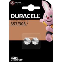 Pila Duracell 303/357 SR44 Óxido de plata 1,5 V (2 unidades)
