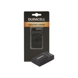 Cargador de baterías Duracell USB 5V Sony NP-BX1 Negro