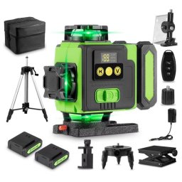Nivel láser Autrucker 16 líneas 4D autonivelante trípode 1,5 m IP54