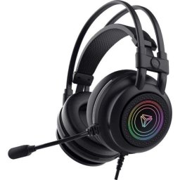 Auriculares Yenkee YHP 3035 con cable USB sonido 7.1 surround micrófono negro