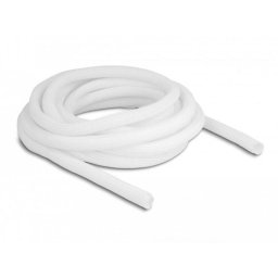 Funda Trenzada Delock 5 m x 13 mm Cierre Automático Blanco