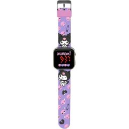 Kids Licensing Kuromi Reloj Led Infantil Digital Bluetooth Correa Morada 4+ Años
