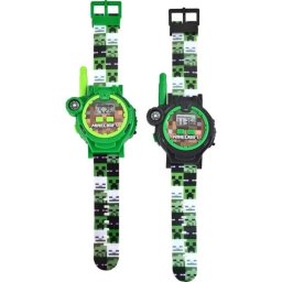 Reloj Infantil Kids Licensing Minecraft 2 en 1 con Walkie-Talkie y Brújula