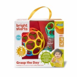 Bright Starts Grasp The Day Oball Set de Regalo con Shaker y Pelota