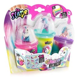 Set de Slime Metálico Canal Toys Collectible Unicorn con 3 Figuritas Ocultas