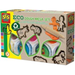 Set de Masilla de Modelar Ecológica SES Creative 7x90g con Herramientas